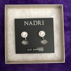 Nadri clip on earrings